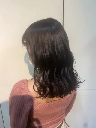 ロング カラー 加藤 愛実のヘアスタイル