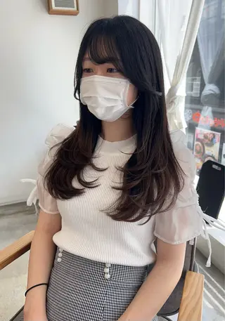 ロング 韓国レイヤー/ハイ トーン/優太のヘアスタイル