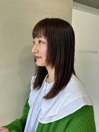 ミディアム shiho/レイヤー /透明感カラーのヘアスタイル