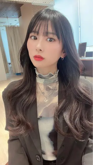 ロング レイヤーカット顔周り /アレンジ伊藤彪真のヘアスタイル