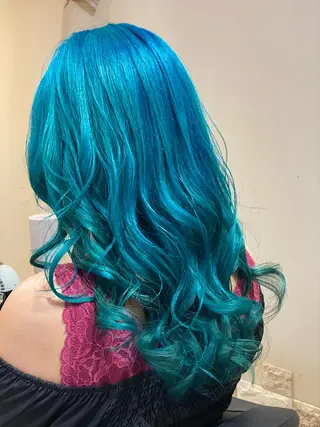 ロング カラー 関口 友行のヘアスタイル