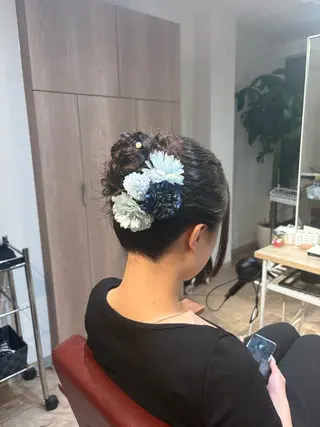ヘアアレンジ 檜山 知可子のヘアスタイル