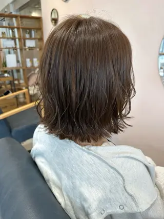 ミディアム 篠原 美月のヘアスタイル