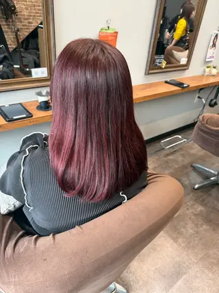 セミロング lussochiaro所属・ayu kaのヘアスタイル