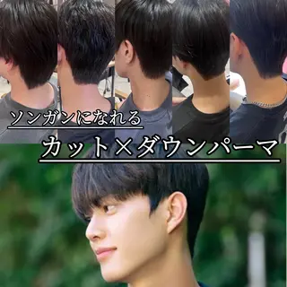 パーマ メンズ 大阪韓国メンズ特化 LUNAのヘアスタイル