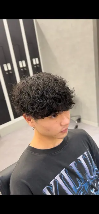 パーマ メンズ メンズパーマ特化 美容師/ハルキのヘアスタイル