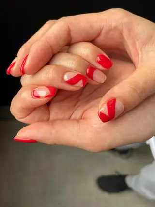 ロング カラー ヘアアレンジ キッズ ネイル マツエク・マツパ 福田 加奈のネイルデザイン