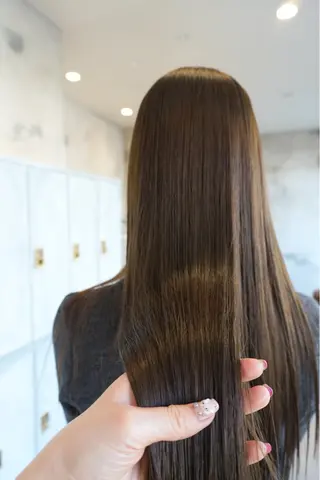 ロング カラー なかやま れいかのヘアスタイル