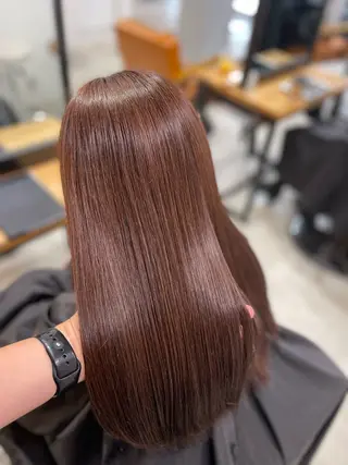 セミロング カラー route 【ルート】所属・髪質改善/堀江 ケアカラーtoshiのヘアスタイル