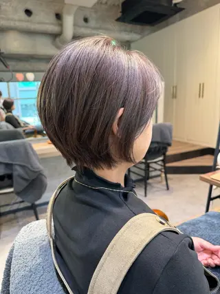 ショート カラー 新宿 / Aujua ｿﾑﾘｴ🫧森田涼介のヘアスタイル