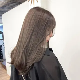セミロング カラー ヘアアレンジ HIROKO / 透明感暖色カラー🎀のヘアスタイル