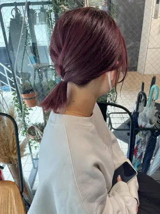 カラー 💖デザインカラー/ タダ ハナカ💖のヘアスタイル