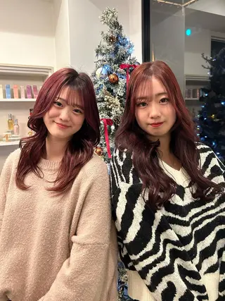 ロング カラー ヘアアレンジ Louvre Sty list/ERIKAのヘアスタイル