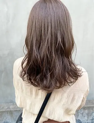 セミロング カラー パーマ ヘアアレンジ メンズ キッズ ネイル マツエク・マツパ Uil所属・インナーカラー/ KANAのヘアスタイル
