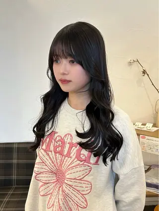 ロング カラー Hair Muse'e 大西店所属・水谷 優華のヘアスタイル