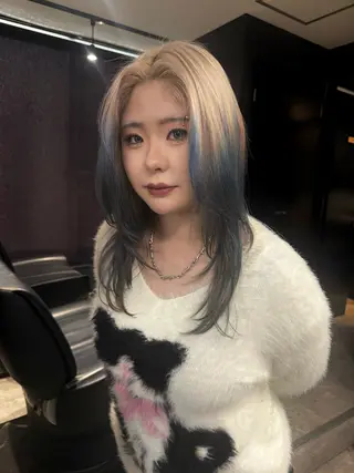 カラー ももか bAteAuのヘアスタイル