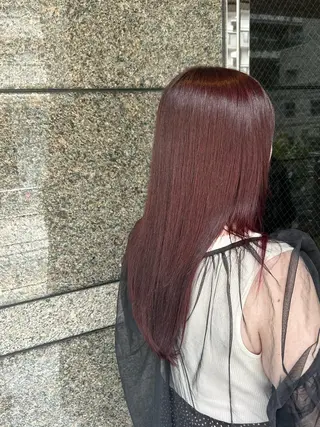 ロング 田中 らなのヘアスタイル