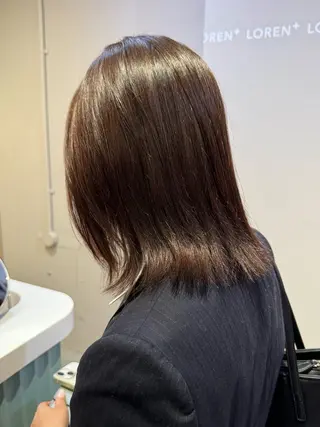 ミディアム カラー 透明感×レイヤーカッ ト🌼kiraraのヘアスタイル