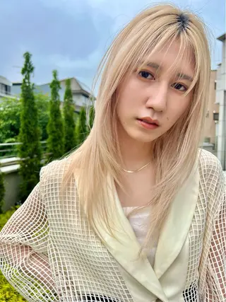 ロング カラー SHEA.学芸大学所属・一箭 恵梧/ロングヘアのヘアスタイル