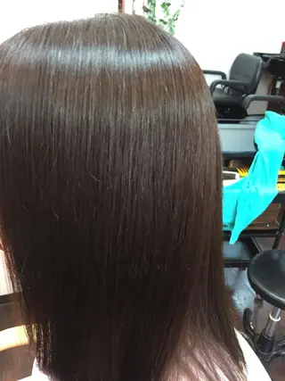 セミロング カラー パーマ 桧山 真のヘアスタイル