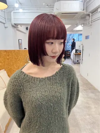 カラー HONEY shibuya所属・C H I R Iのヘアスタイル