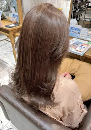 ロング カラー 【韓国ヘア×透明感 カラー】笹谷 莉未のヘアスタイル