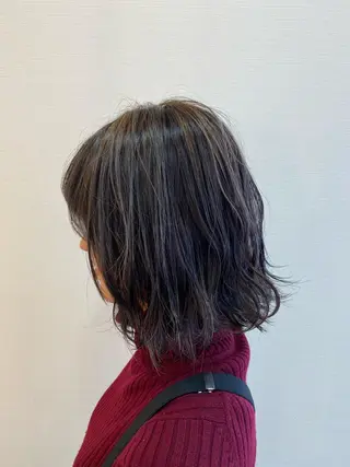 ミディアム カラー 🟢NEGi🟣 🫧髪質改善のヘアスタイル