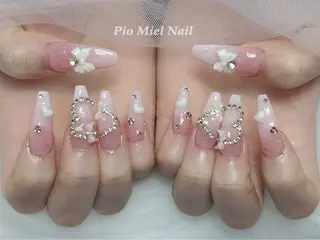 ネイル HANA 長さだしのネイルデザイン