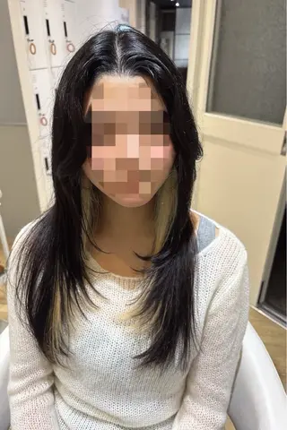 ロング カラー ♣️似合わせカット 艶髪カラーYUUGAのヘアスタイル