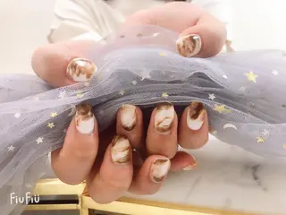 ネイル ネイルサロンエクラ 🫧Shizukaのネイルデザイン