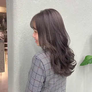 ロング カラー 高松 沙耶のヘアスタイル