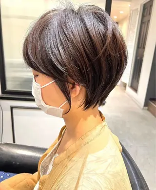 ショート COCO design所属・TR付きカット無料✨ ✨いのうえもなみのヘアスタイル
