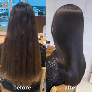 ロング カラー パーマ Napo 髪質改善　八王子店のヘアスタイル