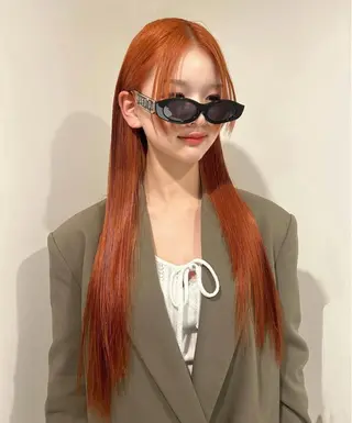 ロング カラー PELE アネックス梅田茶屋町店所属・PELE ハイトーン RIMUのヘアスタイル