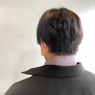 ショート メンズ 🪐SOURCE 塚口　シマブクロ🪐のヘアスタイル