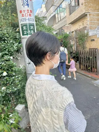 ショート カラー ショート/ボブ /髪質改善/内山翔太のヘアスタイル