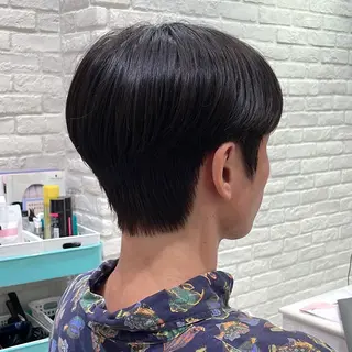 ショート パーマ ヘアアレンジ メンズ パク・ボミン小野リエ 韓国ハーフ🦊のその他イメージ