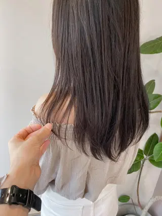 ロング レイヤー/韓国ヘア 縮毛矯正🫧鈴木颯のヘアスタイル
