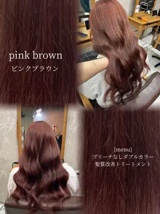 ロング Colore（コローレ）所属・顔タイプ/ダブルカラ ー/りりかのヘアスタイル