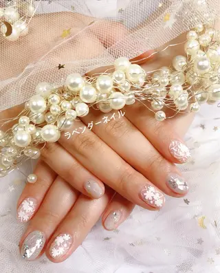 ネイル ラベンダー💖日暮里 ルル💖ネイルのネイルデザイン