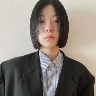 ショート 野村矩樂/パーマ /縮毛矯正のヘアスタイル