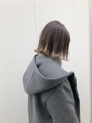 ショート カラー ノグチ ユウキ/ボブのヘアスタイル