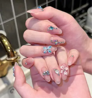 ネイル 長さだし専門 ありさのネイルデザイン