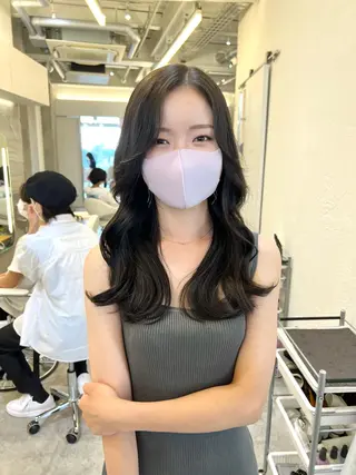 ロング カラー ヘアアレンジ 髪質改善/縮毛矯正 鈴木裕介のヘアスタイル