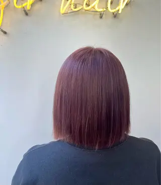 ミディアム 韓国風透明感カラー 💎YUI💎のヘアスタイル