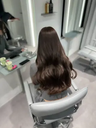 ロング カラー 髪質改善 支持率 Ｎｏ.1いぶきのヘアスタイル