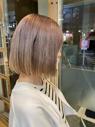 ミディアム THE ESSENCE 蔵前所属・怜音/ REONのヘアスタイル