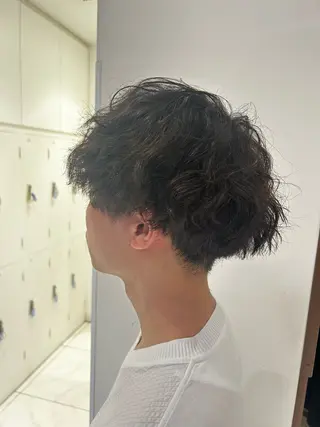 ショート パーマ メンズ 🌟縮毛矯正/髪質改 善🌟赤嶺智偉のヘアスタイル