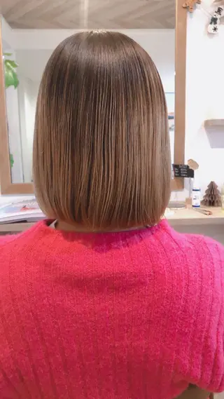 ミディアム カラー 須藤 さやかのヘアスタイル