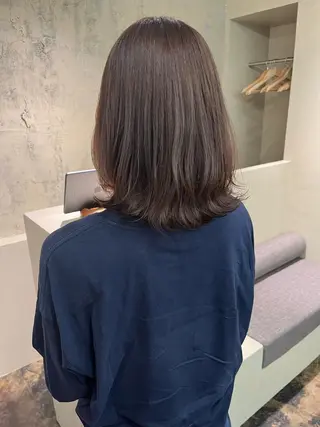 ミディアム 西山 紗耶香🪽 透明感カラー/ボブのヘアスタイル